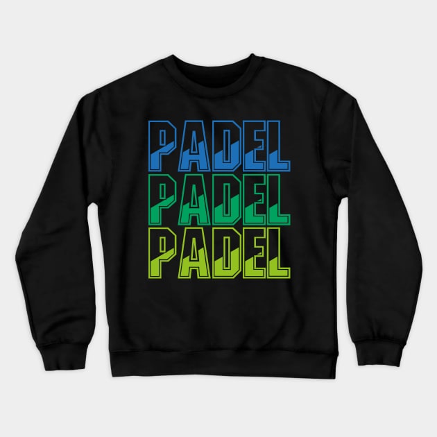 PADEL LOVER SPORT PLAYER Crewneck Sweatshirt by carolphoto